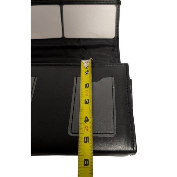 Subaru Black Leather Car Manual Holder With Card Slots & Document Organizer - Picture 6 of 7